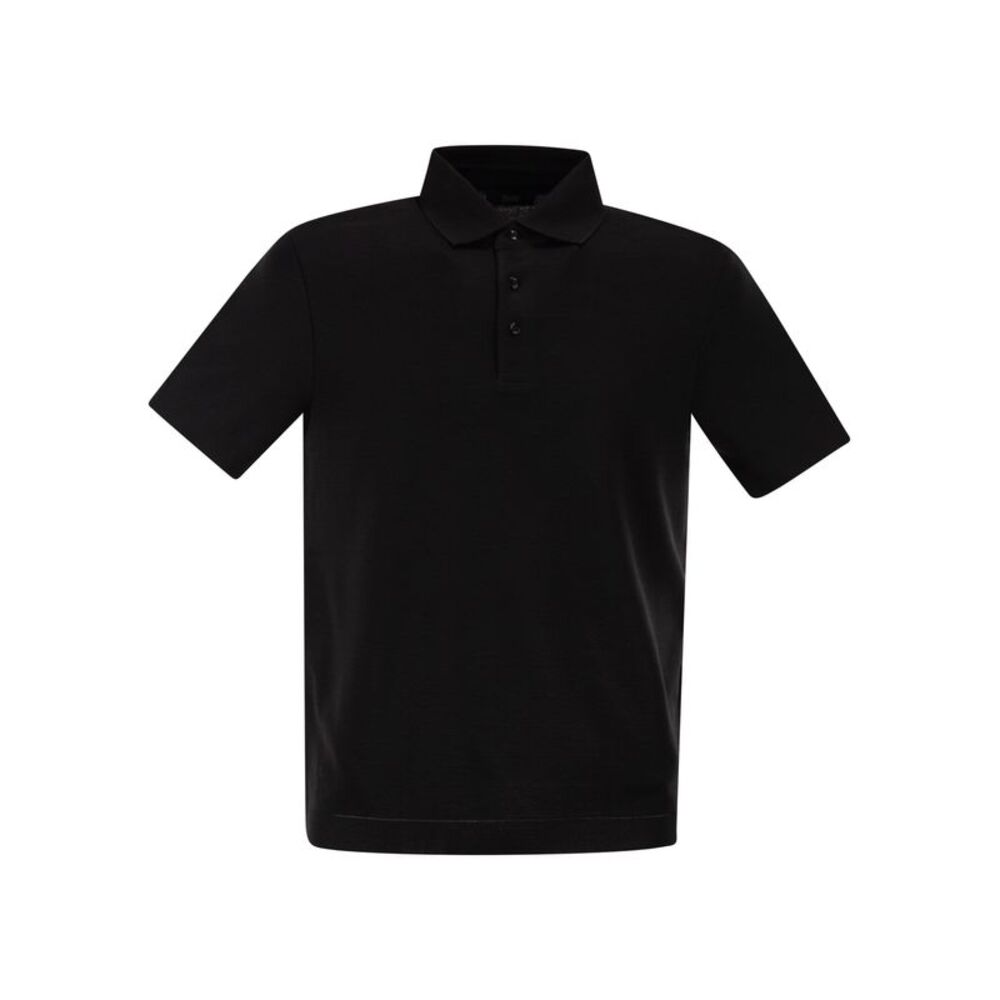 Herno Men Cotton Jersey Polo Shirt